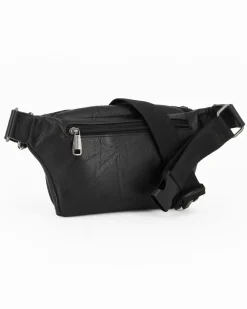 COVERI COLLECTION - Marsupio nero  da uomo con tasca frontale e posteriore
