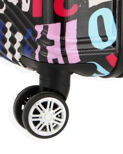 COVERI COLLECTION - Trolley in ABS stampa scritte multicolor