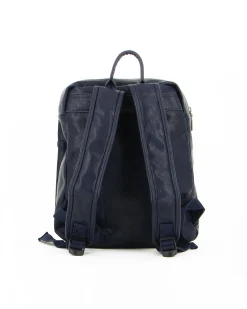 COVERI COLLECTION - ZAINO UFFICIO BLU CON TASCA OVALE E UNA FRONTALE