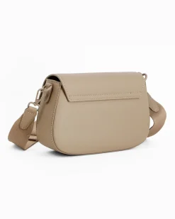DAVID JONES - Tracollina taupe con patta e chiusura a girello