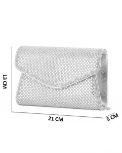 DIVAS - Borsa pochette argento