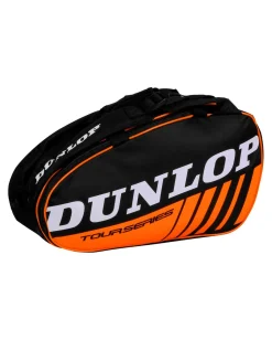 DUNLOP - BORSONE PORTA RACCHETTE NERO E ARANCIONE FLUO PALETERO - 623853