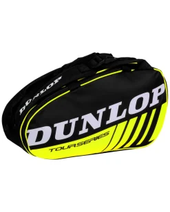 DUNLOP - BORSONE PORTA RACCHETTE PALETERO NERO E GIALLO FLUO, 623854
