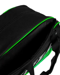 DUNLOP - BORSONE PORTA RACCHETTE PALETERO NERO E VERDE FLUO, 623852