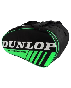 DUNLOP - BORSONE PORTA RACCHETTE PALETERO NERO E VERDE FLUO, 623852