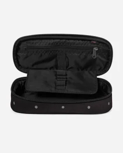 EASTPACK - ASTUCCIO OVAL SINGLE NERO A POIS SILVER, EK000717_6W31