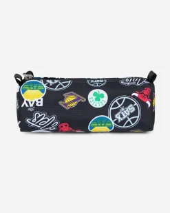 EASTPACK - PICCOLO ASTUCCIO BENCHMARK SINGLE NERO CON PATTERN, EK000372_5Z61