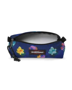 EASTPAK - ASTUCCIO BENCHMARK BLU CON FIORI