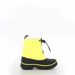 ENRICO COVERI CONTEMPORARY - MOOMBLAMK KID Doposci gialli/neri con coulisse e pelliccetta interna
