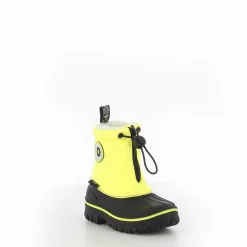ENRICO COVERI CONTEMPORARY - MOOMBLAMK KID Doposci gialli/neri con coulisse e pelliccetta interna