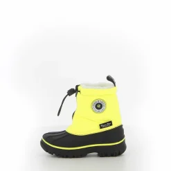 ENRICO COVERI CONTEMPORARY - MOOMBLAMK KID Doposci gialli/neri con coulisse e pelliccetta interna