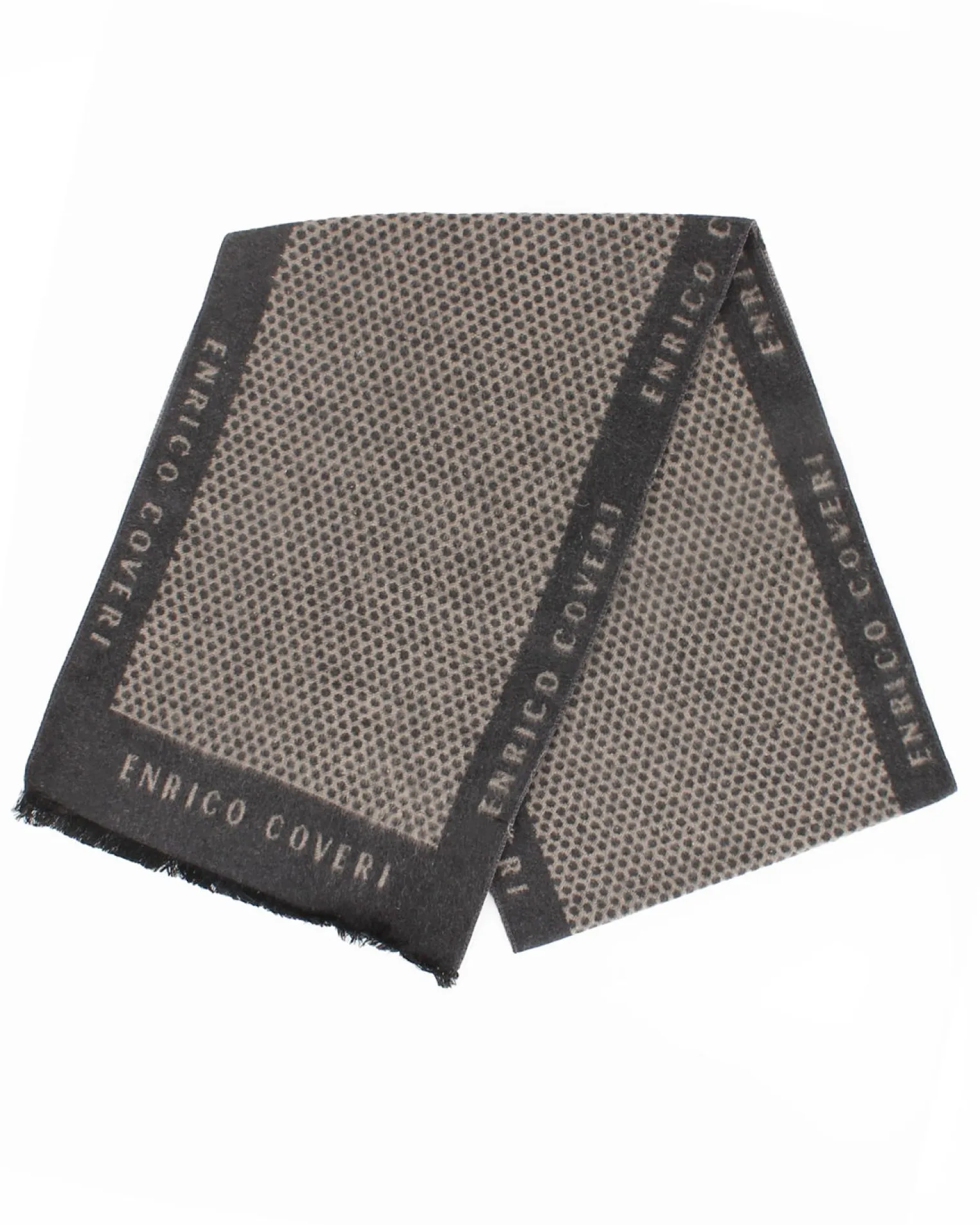 ENRICO COVERI - Sciarpa beige con scatola regalo