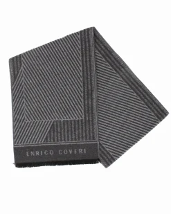 ENRICO COVERI - Sciarpa grigia con scatola regalo