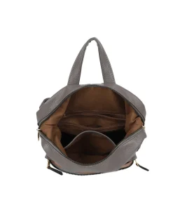 ENRICO COVERI - Zaino grigio con tascone frontale