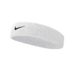 FASCETTA TERGISUDORE SWOOSH WHITE/BLACK