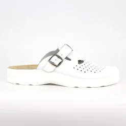 FLY FLOT- Ciabatta sanitaria in VERA PELLE,  MADE IN ITALY