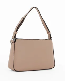 GIANMARCO VENTURI - Tracolla beige con tasca frontale