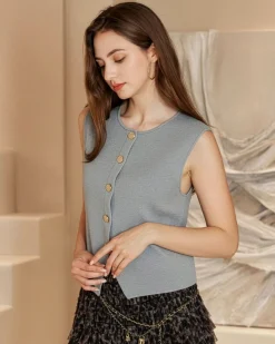 GILET A MAGLIA