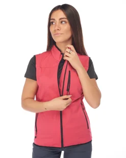 GILET SOFTSHELL LORENA FUXIA