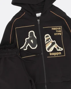 GIRL TUTA FULL ZIP CON CAPPUCCIO