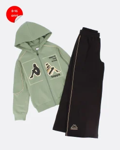GIRL TUTA FULL ZIP CON CAPPUCCIO