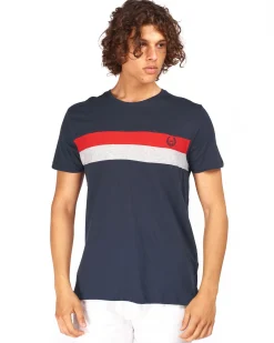 GMV - Tshirt blu da uomo in cotone