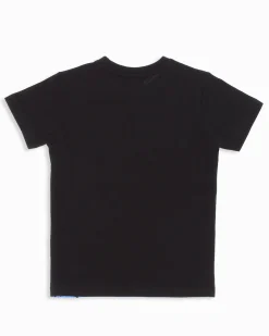 GURU - Tshirt manica corta nera bambino 8-16 anni in cotone