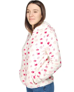JACKET C/CAPP.EMMA IVORY AOP HEARTS