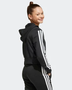 JACKET C/CAPP.3S FT FZ CROP BLACK