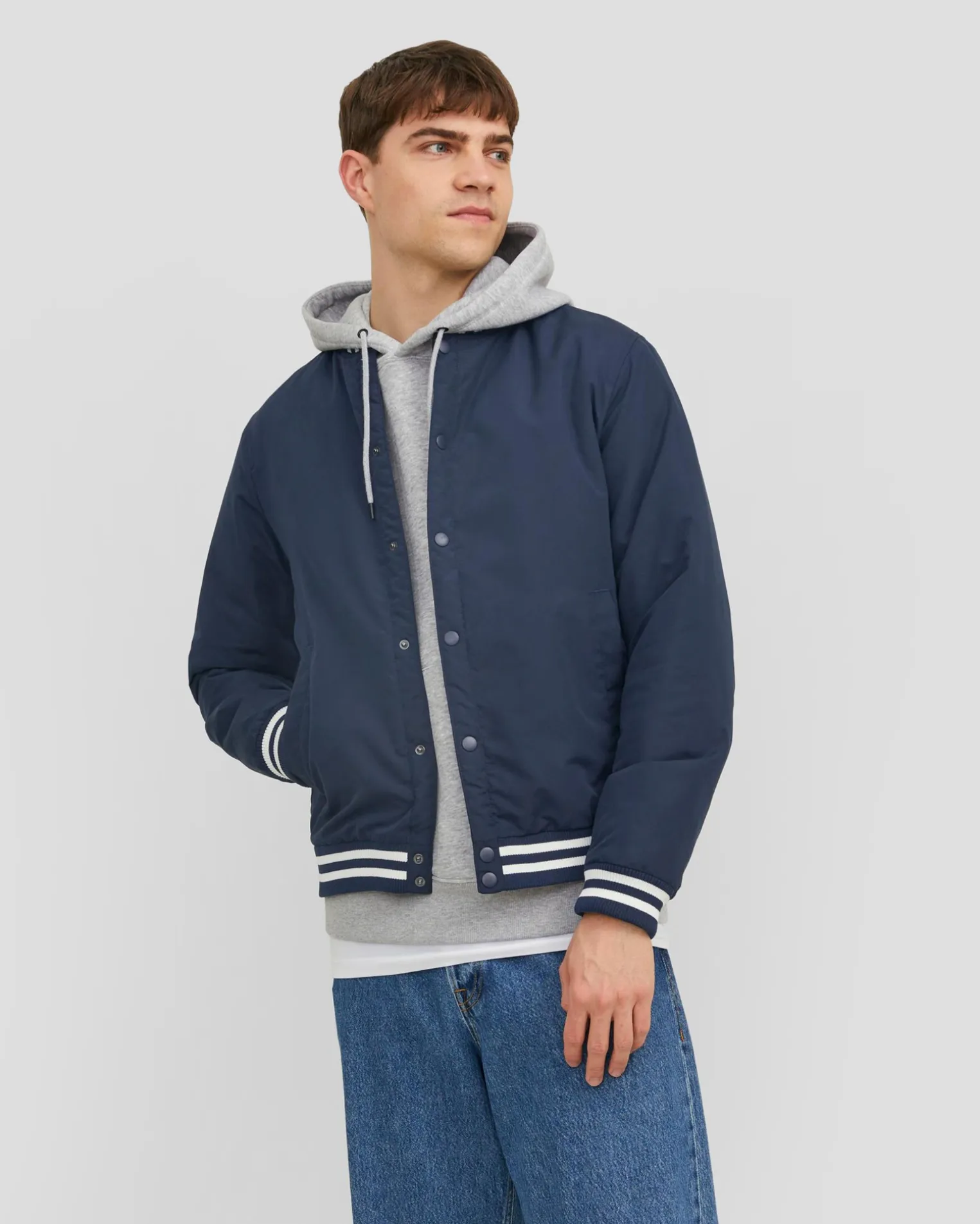 JACK&JONES - GIUBBINO COLLEGE NAVY