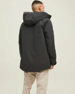 JACK&JONES - GIUBBINO PARKA UOMO NERO