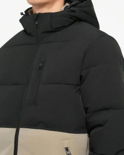JACK & JONES - PIUMINO VERDE DA UOMO IDROREPELLENTE CON CAPPUCCIO