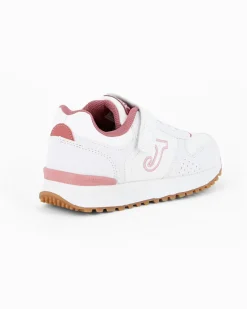 JOMA - Scarpa da bambina bianca con dettagli rosa - JTORW2532VC