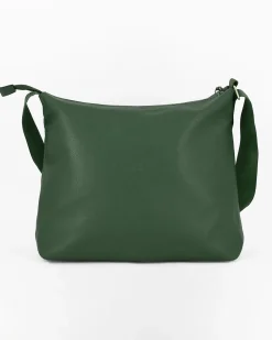 JUST GOLF - Borsa verde con tre tasche frontali e tracolla regolabile