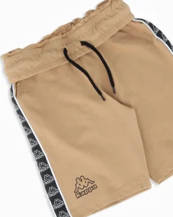 KAPPA - Bermuda ragazzi 8-16 anni beige con bande laterali
