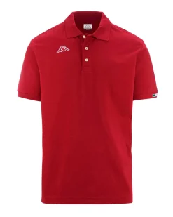 KAPPA - POLO MEZZA MANICA LOGO MALTAXITA MSS ROSSA DA UOMO, 361533W
