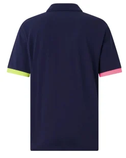 KAPPA - POLO MEZZA MANICA UPMP LOGO TRIO BLU SCURO, 381V4PW-193