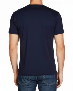 KAPPA - TSHIRT MANICA CORTA SCOLLO A V CALDO COTONE