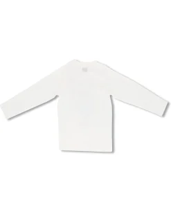 KAPPA - TSHIRT MANICA LUNGA BIANCA DA BAMBINA