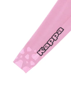 KAPPA - TSHIRT MANICA LUNGA  ROSA DA BAMBINA