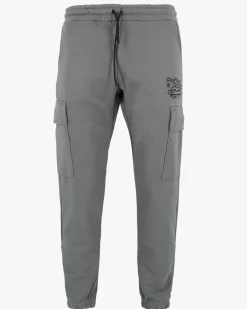 KEITH HARING - Pantalone con tasconi grigio da uomo