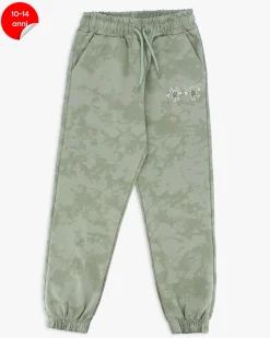 KEITH HARING - PANTALONE TUTA VERDE CON POLSINO DA RAGAZZO