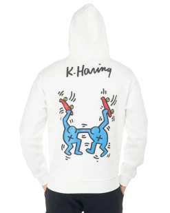 KEITH HARING - UOMO FELPA CON CAPPUCCIO