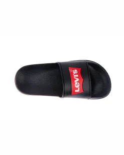 LEVI'S - CIABATTA DA BAMBINO NERA, NUMERATA 28/35 - VPOL0143S
