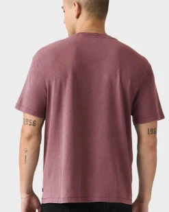 LEVI'S - T-SHIRT MEZZA MANICA RED TAB VINTAGE TEE MALVA DA UOMO, A0637_0178