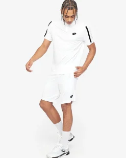 LOTTO - POLO UOMO SQUADRA II PL BIANCA E NERA, 215454-0F1