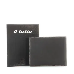 LOTTO - Portafoglio in VERA PELLE con porta carte di credito e doppio scomparto banconote