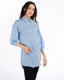 MAXI CAMICIA MANICA LUNGA DINA