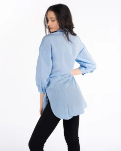 MAXI CAMICIA MANICA LUNGA DINA