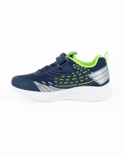 MELANIA - Sneakers blu da bambino con strappo, numerata 31/36